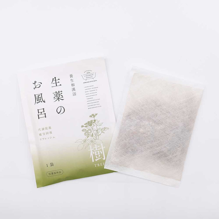 養生和漢浴　生薬のお風呂　樹 / TREE【1包入りタイプ】